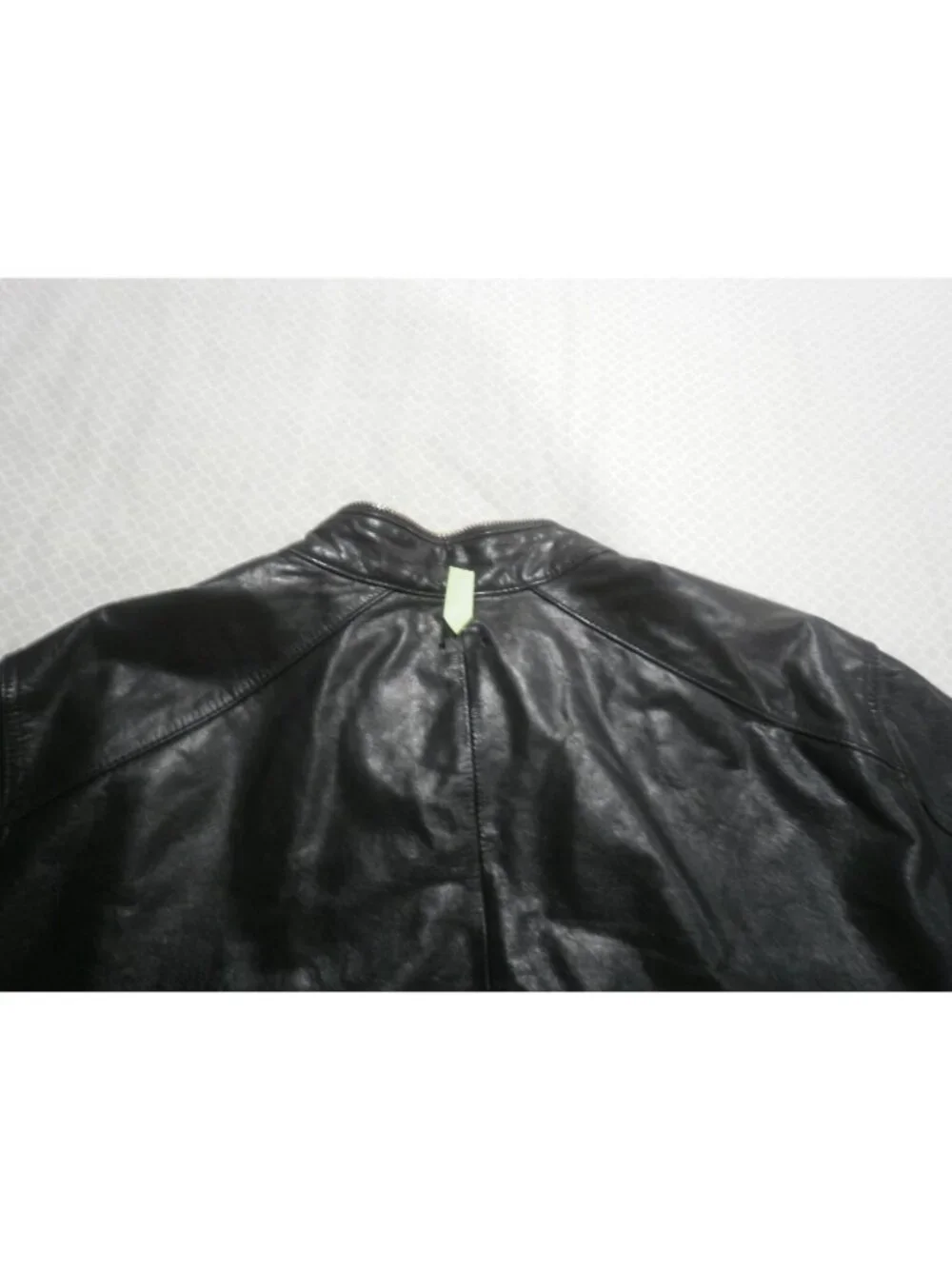 Vintage Retro Sean John Leather  Biker Jacket Men's Size XL Zippers